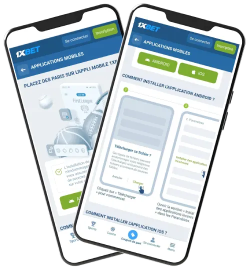 L'application sur Android et iOS — fonctionnalités et navigation 1xbet