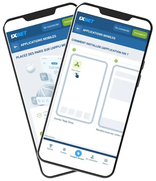iOS — disponible sur l'App Store 1xbet